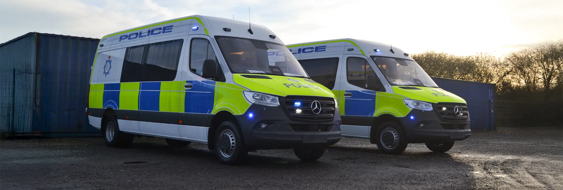 Public Order Police vehicle conversion by Victory Conversions